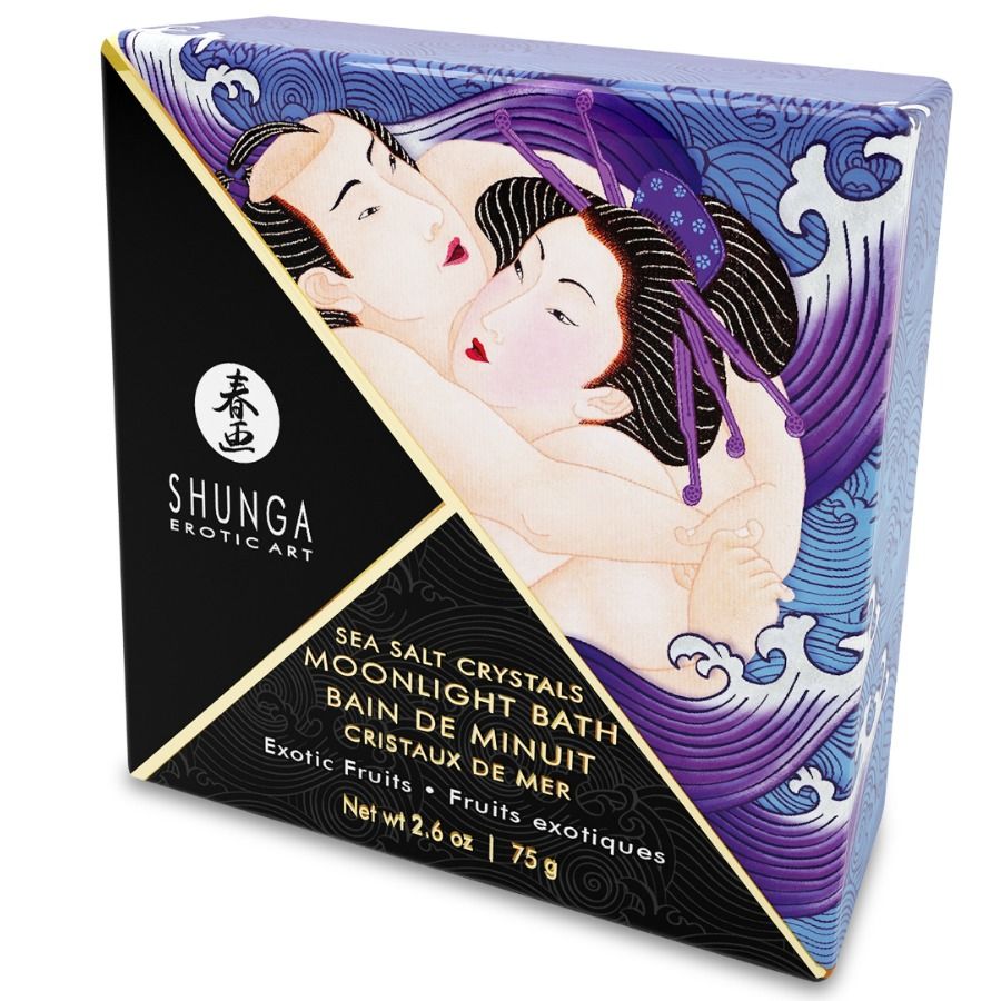 SHUNGA SALES DE BAÑO AROMATIZADAS EXOTIC PURPLE 75GR