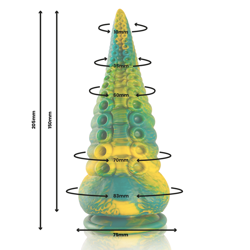 EPIC EPIC - CETUS GREEN TENTACLE DILDO LARGE SIZE